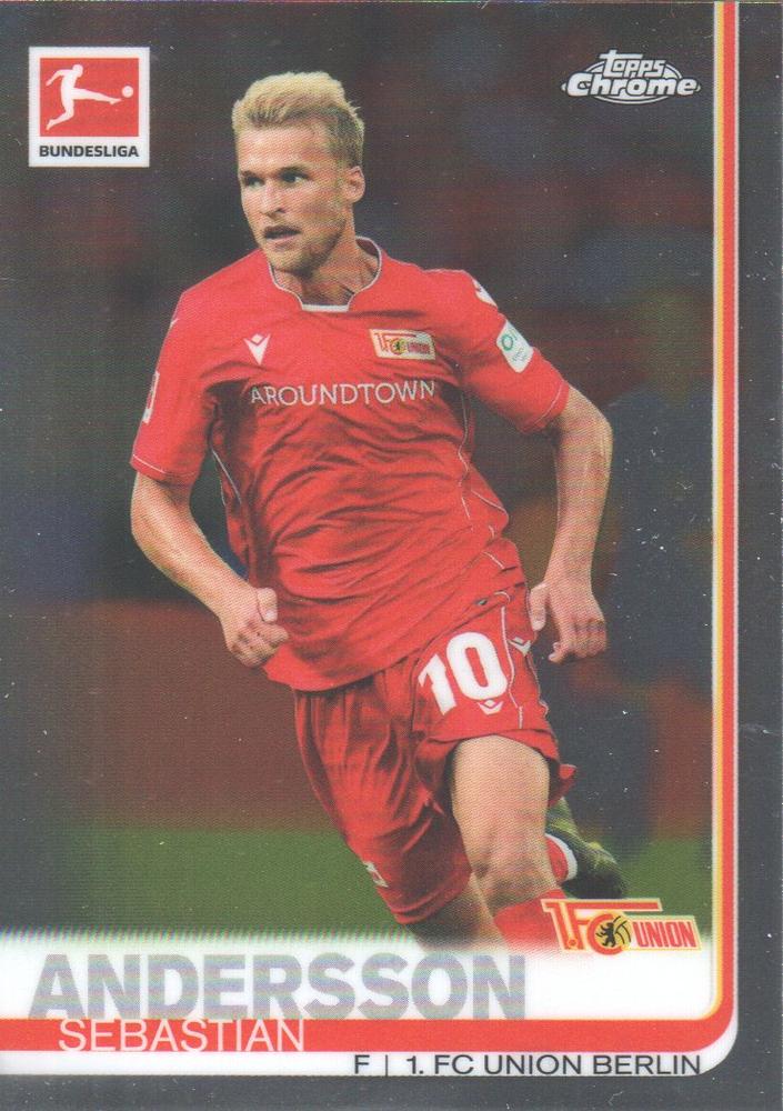 Sebastian Andersson 2019 Topps Chrome Bundesliga 58