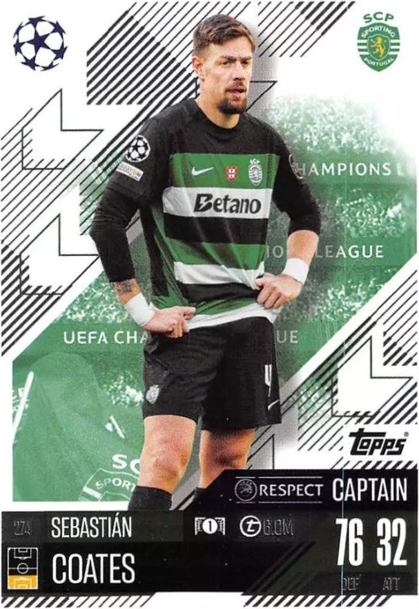 Sebastian Coates 2024 Topps Match Attax UEFA Club Competitions