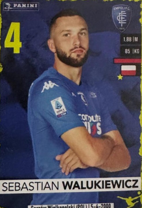 Sebastian Walukiewicz 2023 Panini Calciatori Stickers