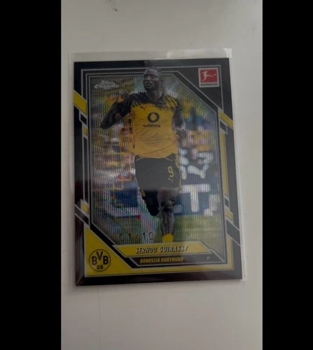 Sehrou Guirassy 2025 Topps Chrome Black Foil /10