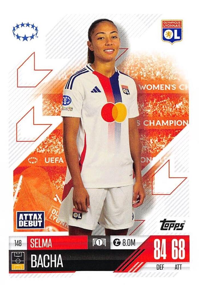 Selma Bacha 2024 Topps Match Attax UEFA Club Competitions Extra