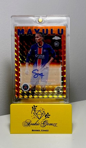 Senny Mayulu 2024 Topps Chrome arancione geometrico /25
