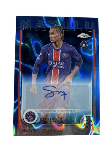 Senny Mayulu 2024 Topps Chrome Blue Lava /150