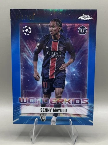 Senny Mayulu 2024 Topps Chrome Blue Refractor /150