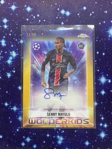 Senny Mayulu 2025 Topps Chrome Gold /50