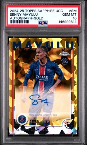 Senny Mayulu 2024 Topps Chrome Gold /50