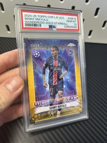 Senny Mayulu 2024 Topps Chrome Gold Refractor /50