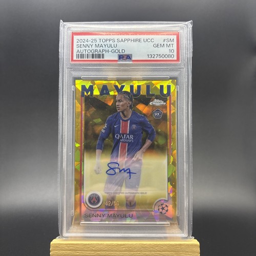 Senny Mayulu 2024 Topps Chrome Gold Sapphire /50