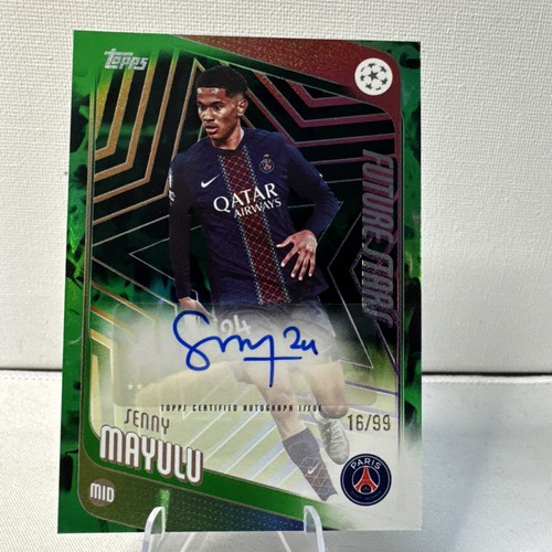 Senny Mayulu 2025 Topps Chrome Green Foil /99