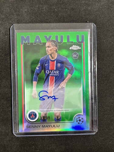 Senny Mayulu 2024 Topps Chrome Green Refractor /99