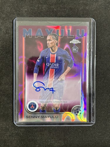 Senny Mayulu 2024 Topps Chrome Magenta Lava Refractor /75