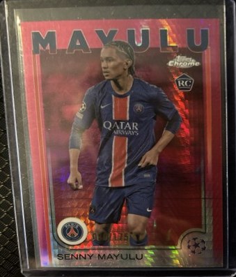 Senny Mayulu 2024 Topps Chrome Neon Pink /175