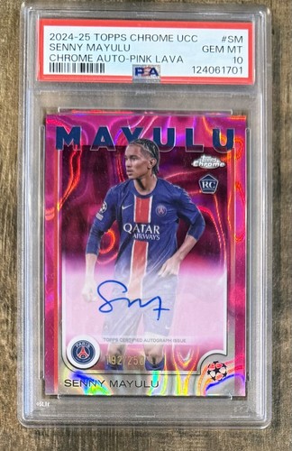 Senny Mayulu 2024 Topps Chrome Pink Lava /250