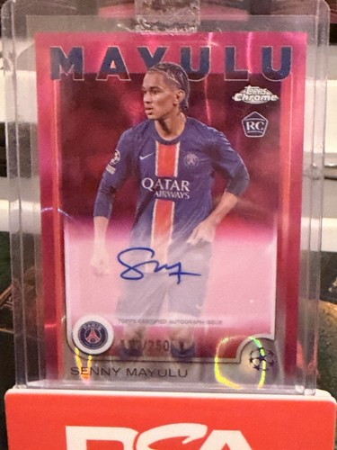 Senny Mayulu 2023 Topps Chrome Pink Refractor