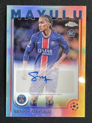 Senny Mayulu 2024 Topps Chrome Refractor