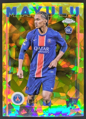 Senny Mayulu 2024 Topps Chrome Sapphire Edition Gold /50