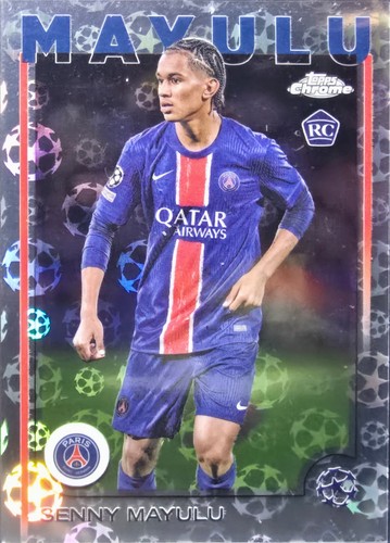 Senny Mayulu 2024 Topps Chrome UEFA Club Competitions Rifrattore