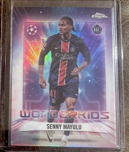 Senny Mayulu 2024 Topps Chrome UEFA Refractor