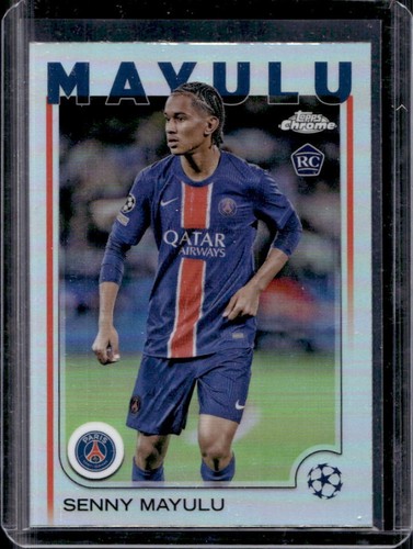 Senny Mayulu 2024 Topps Chrome UEFA Refractor