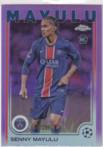 Senny Mayulu 2025 Topps Chrome Viola /299