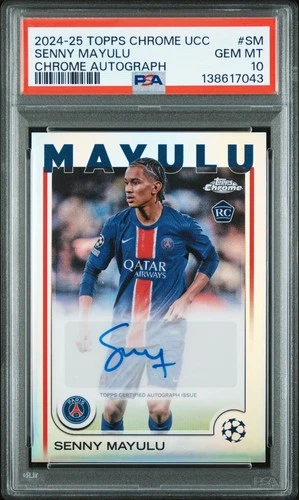 Senny Mayulu 2024 Topps Cromados UEFA Club Competiciones