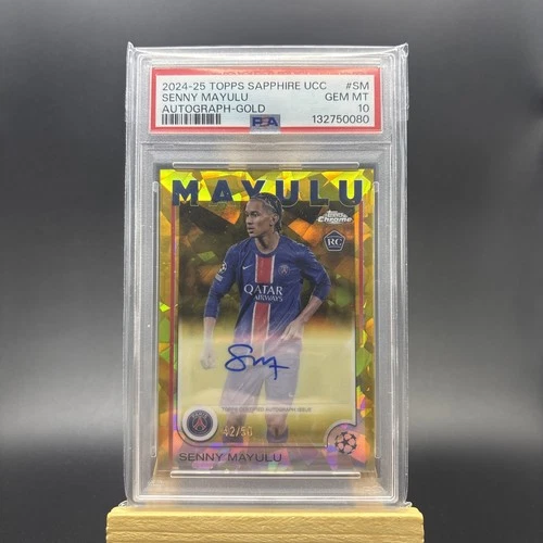 Senny Mayulu 2024 Topps Cromo UCC Oro Zafiro /50