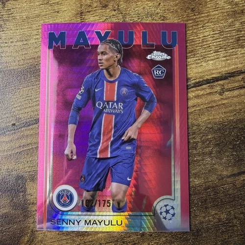 Senny Mayulu 2024 Topps Cromo UCC Rosa /175