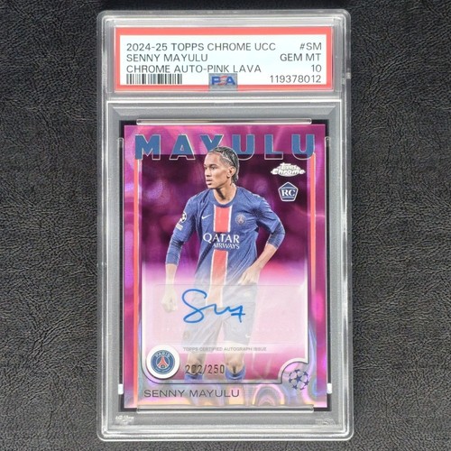 Senny Mayulu 2024 Topps Cromo UCC Rosa Lava /250
