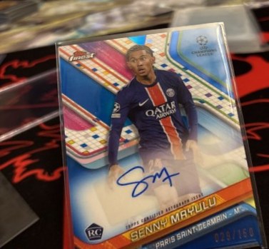 Senny Mayulu 2024 Topps Finest Blue /275