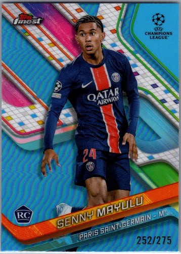 Senny Mayulu 2024 Topps Finest Blue Refractor /275