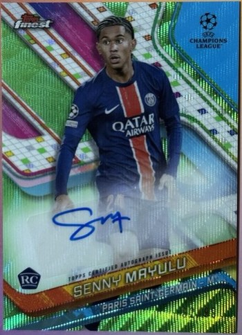 Senny Mayulu 2024 Topps Finest Green Wave /99