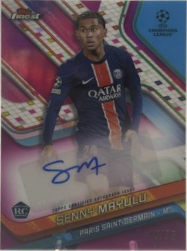 Senny Mayulu 2024 Topps Finest Magenta Refractor /75