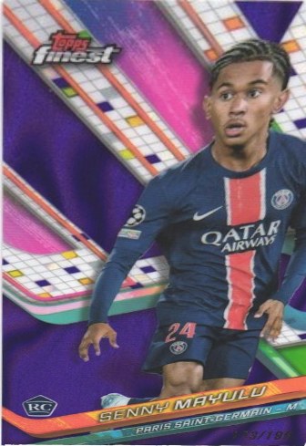 Senny Mayulu 2024 Topps Finest Purple /299
