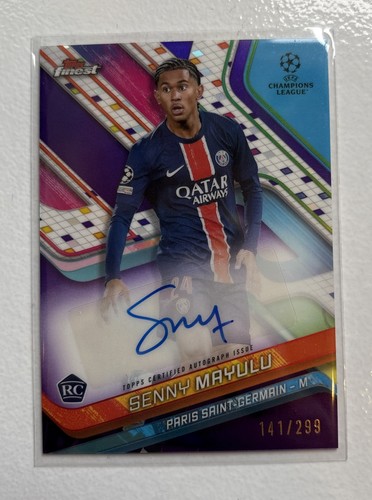 Senny Mayulu 2024 Topps Finest Viola Rifrattore /299
