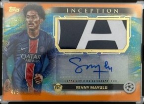 Senny Mayulu 2024 Topps Inception /5