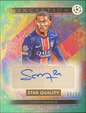 Senny Mayulu 2024 Topps Inception /99