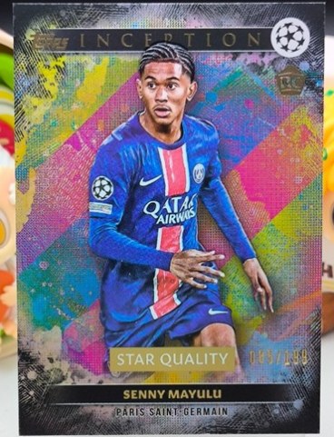 Senny Mayulu 2024 Topps Inception Black /199