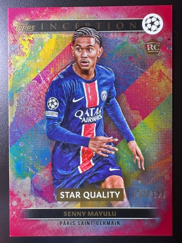Senny Mayulu 2024 Topps Inception Magenta /150