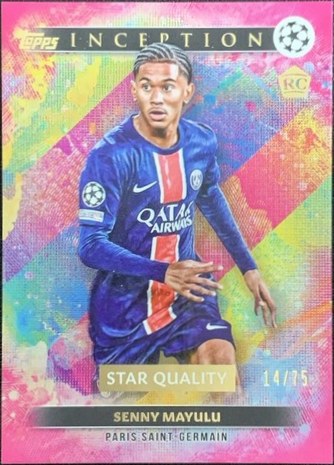Senny Mayulu 2024 Topps Inception Pink /75