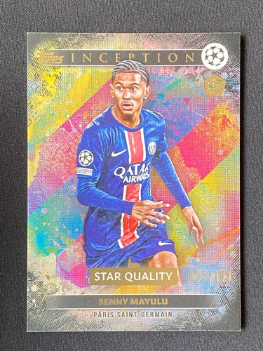 Senny Mayulu 2024 Topps Inception Silver /199