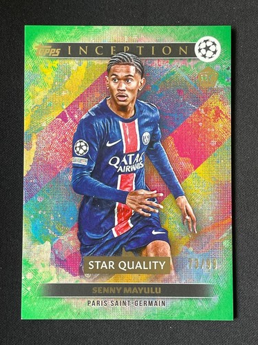Senny Mayulu 2024 Topps Inception Verde /99
