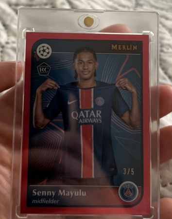 Senny Mayulu 2025 Topps Merlin Champions