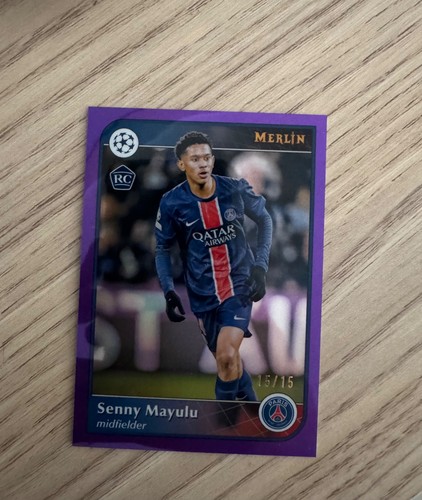 Senny Mayulu 2025 Topps Merlin Chrome /15