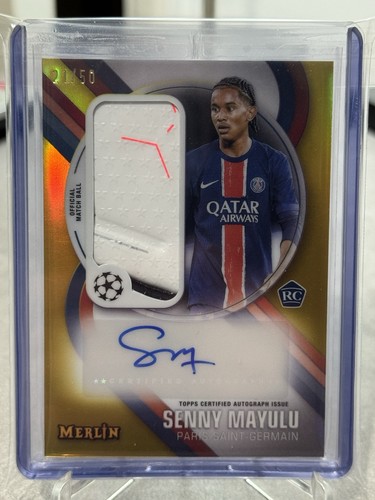 Senny Mayulu 2025 Topps Merlin Chrome /50