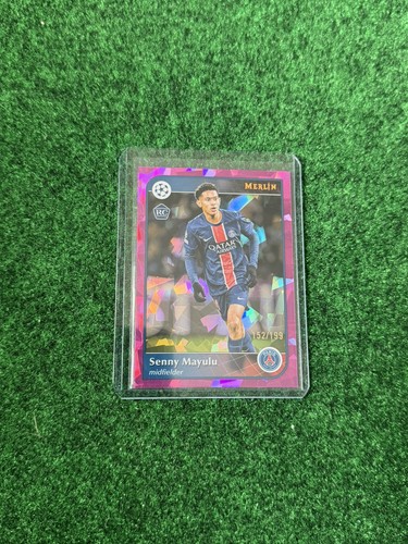 Senny Mayulu 2024 Topps Merlin Chrome Pink Atomic Refractor /199