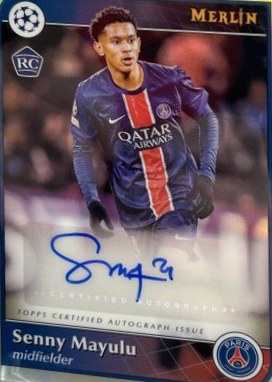Senny Mayulu 2025 Topps Merlin Chrome Refractor
