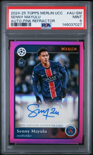 Senny Mayulu 2024 Topps Merlin Chrome Rosa /199