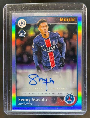 Senny Mayulu 2024 Topps Merlin Chrome UEFA