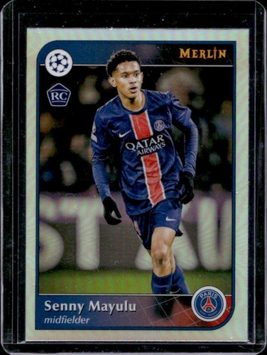 Senny Mayulu 2024 Topps Merlin Cromo UEFA Refractor #24