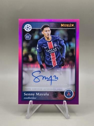 Senny Mayulu 2024 Panini Merlin UCC Rosa /199